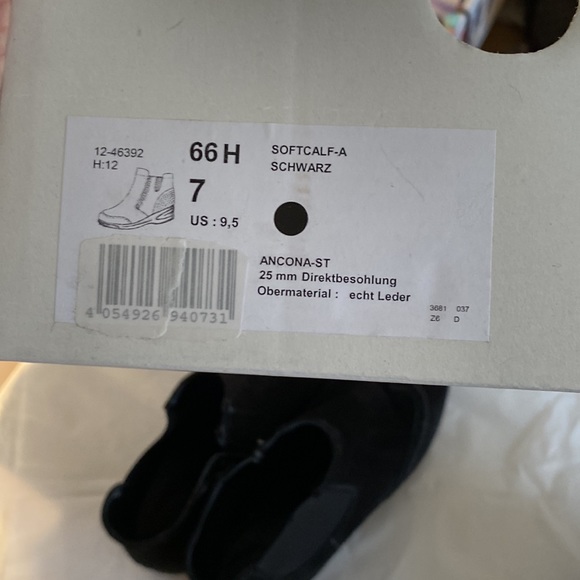 Ara black suede fleeces lined booties - Picture 15 of 15